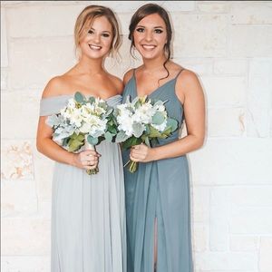 Azazie Charcoal Gray Bridesmaid Dress